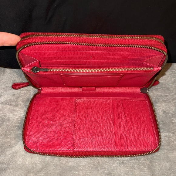 Pink Coach Double Zip Travel Organizer - Picture 5 of 8